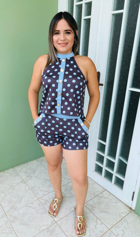 Set polka dots