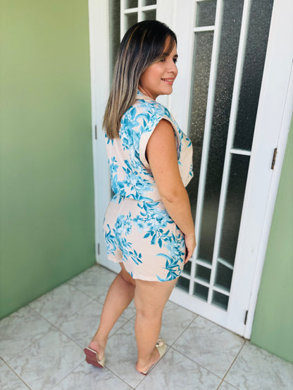 Set Floral  Mint